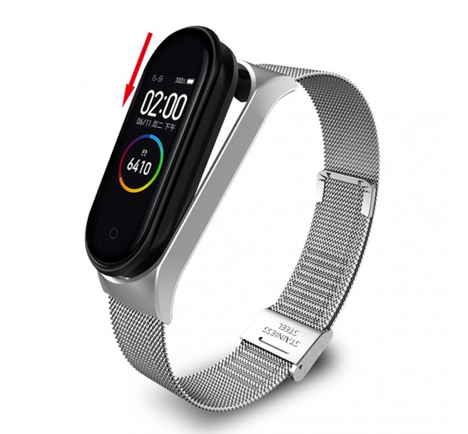 BeCover Ремінець BeCover Metal для Xiaomi Mi Smart Band 8 Silver (709358)