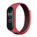 BeCover Ремінець BeCover Nylon Style для Xiaomi Mi Smart Band 5/Mi Smart Band 6 Black/Red (705416)