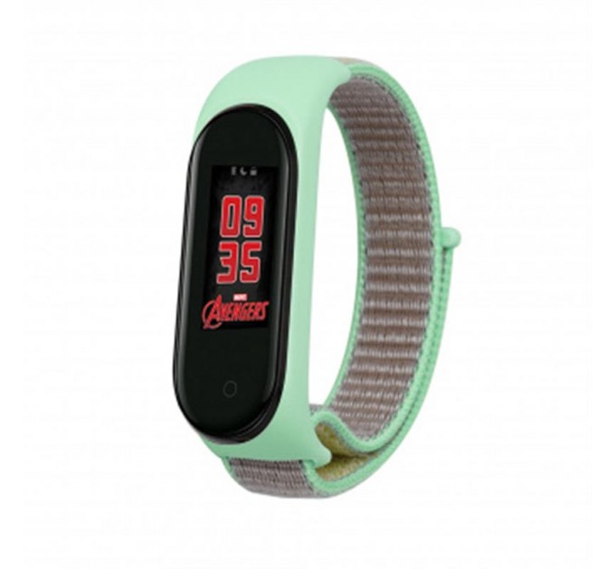 BeCover Ремінець BeCover Nylon Style для Xiaomi Mi Smart Band 5/Mi Smart Band 6 Green/Sand (705419)