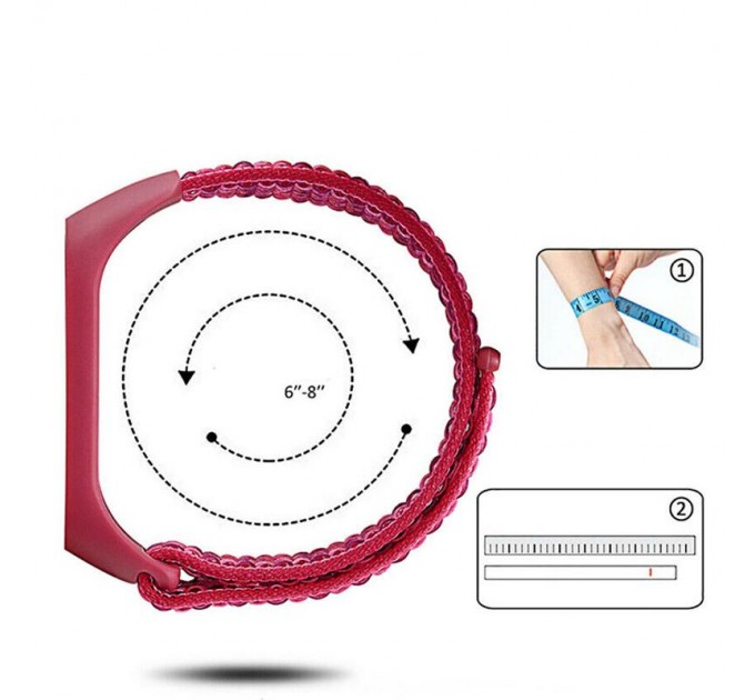 BeCover Ремінець BeCover Nylon Style для Xiaomi Mi Smart Band 7 Orange (707665)