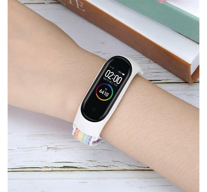 BeCover Ремінець BeCover Nylon Style для Xiaomi Mi Smart Band 7 Rainbow (707668)