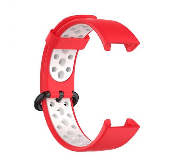 BeCover Ремінець BeCover Vents Style для Xiaomi Redmi Smart Band 2 Red-White (709427)
