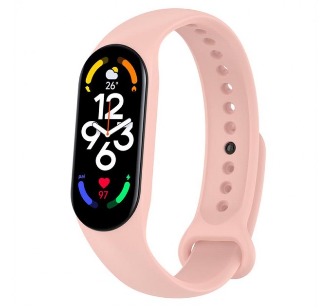 BeCover Силіконовий ремінець BeCover для Xiaomi Mi Smart Band 7 Pink (707483)