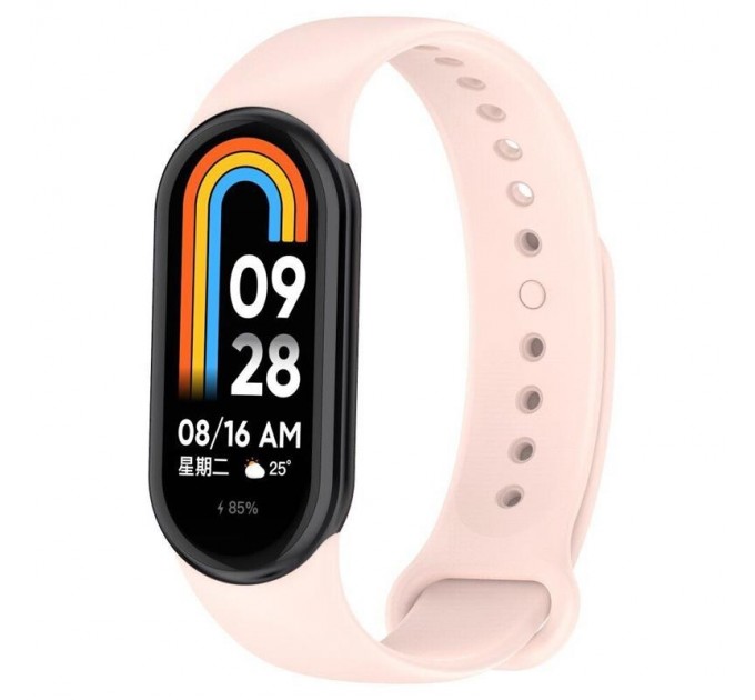 Силіконовий ремінець BeCover для Xiaomi Mi Smart Band 8 Grapefruit-Pink (709390)