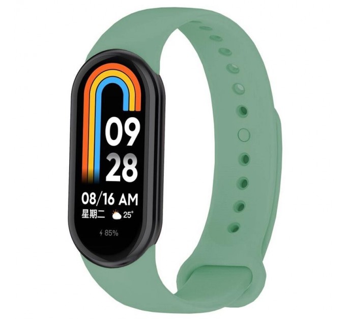 Силіконовий ремінець BeCover для Xiaomi Mi Smart Band 8 Marine-Green (709406)