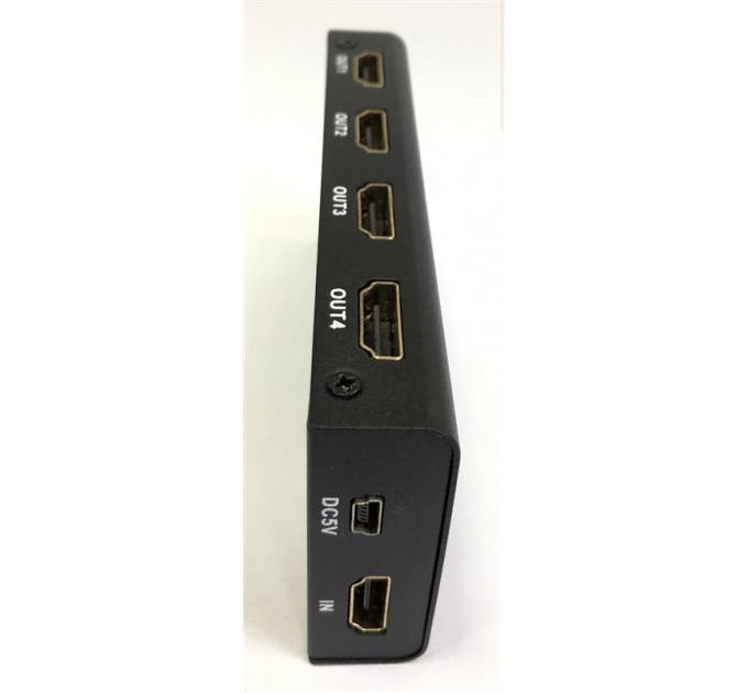 Розгалужувач (спліттер) Atcom (15190) HDMI 4 порти, підтримка UHD 4K