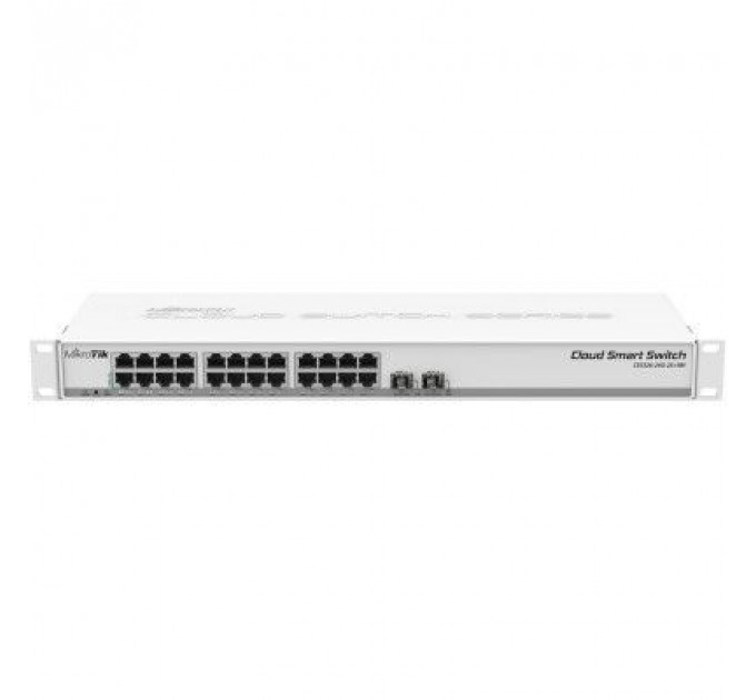 Комутатор мережевий Mikrotik CSS326-24G-2S+RM