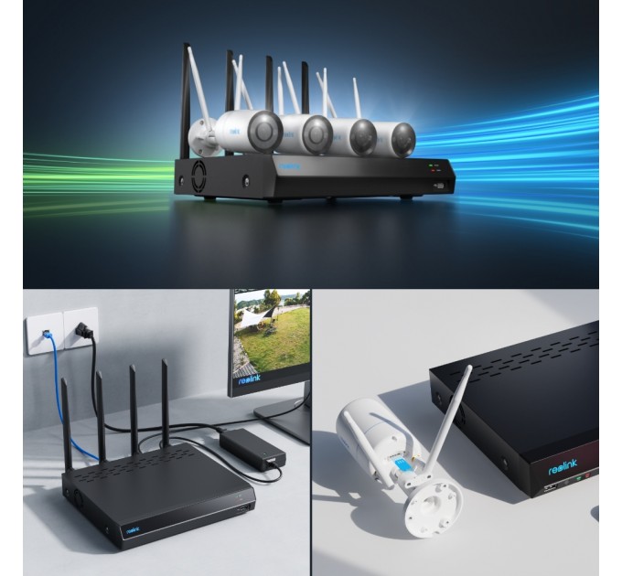 Комплект відеоспостереження Reolink NVS12-8MB4W