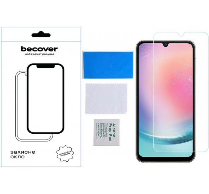 BeCover Захисне скло BeCover для Samsung Galaxy A14 SM-A145/A14 5G SM-A146 Crystal Clear Glass 3D (709260)