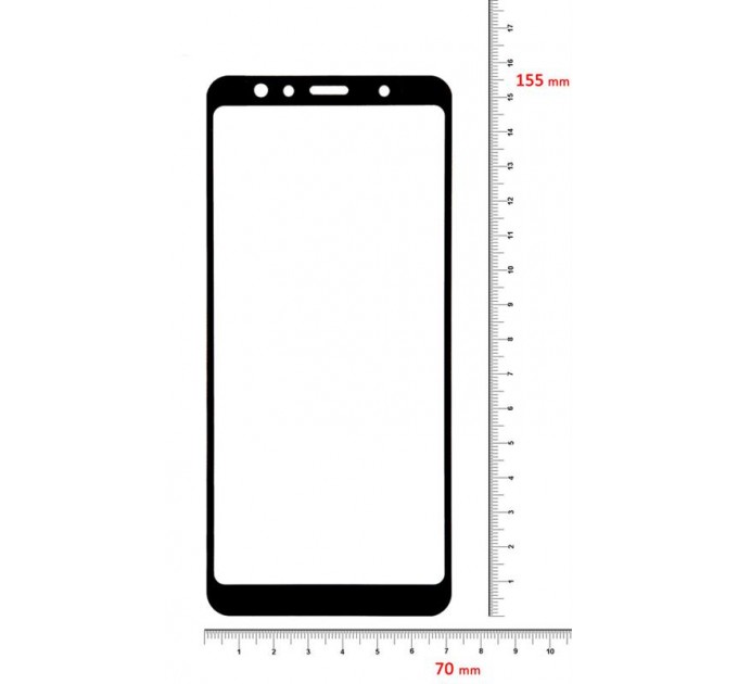 BeCover Захисне скло BeCover для Samsung Galaxy A7 (2018) SM-A750 Black (702948)