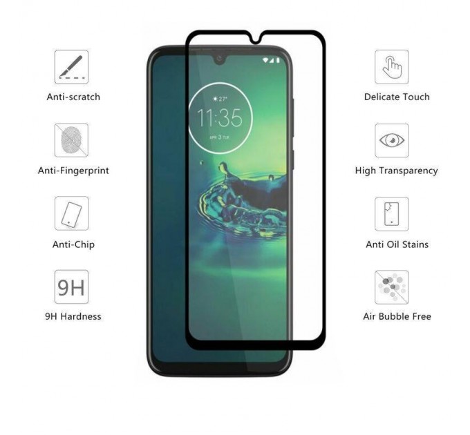 Drobak Захисне скло Drobak для Motorola Moto G8 Plus Black (454543)