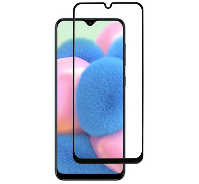 Noname Захисне скло для Samsung Galaxy A30 SM-A305/A30s SM-A307/A40s SM-A407/A50 SM-A505/A50s SM-A507 Black, Karerte Anti-static, 6D (Z26098) без упаковки