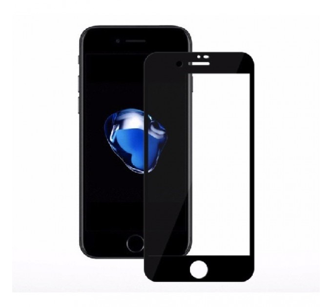 Захисне скло для Apple iPhone SE 2020/8/7 Black, 0.3мм, 4D ARC, Люкс (Z15307)