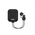 Remax Чохол Remax RC-A6 Airpod charger для Apple AirPods Black (6954851232346)