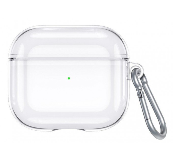 Usams Чохол Usams US-BH740 Silicon для Apple AirPods 3 Transparent Black (BH740AP02)
