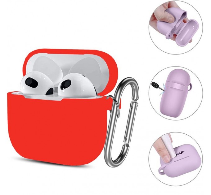 BeCover Чохол для навушників BeCover для Apple AirPods (3nd Gen) Red (707186)