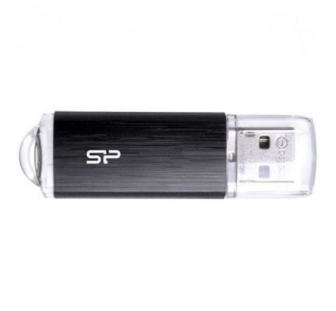 USB флеш накопичувач Silicon Power 8GB Ultima U02 Black USB 2.0 (SP008GBUF2U02V1K)
