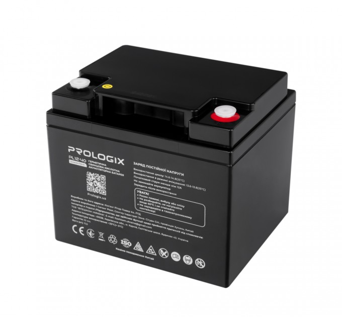 Prologix Акумуляторна батарея Prologix 12V 40AH (PL12-40) AGM