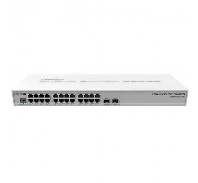 Комутатор мережевий Mikrotik CRS326-24G-2S+RM