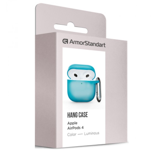 Armorstandart Чохол для навушників Armorstandart Hang Case для Apple AirPods 4 Luminous (ARM81285)