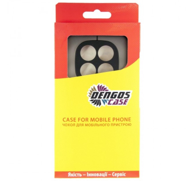 Чохол до мобільного телефона Dengos Kit Xiaomi Redmi Note 14 Pro case Matte + glass (Black) (DG-KM-128)