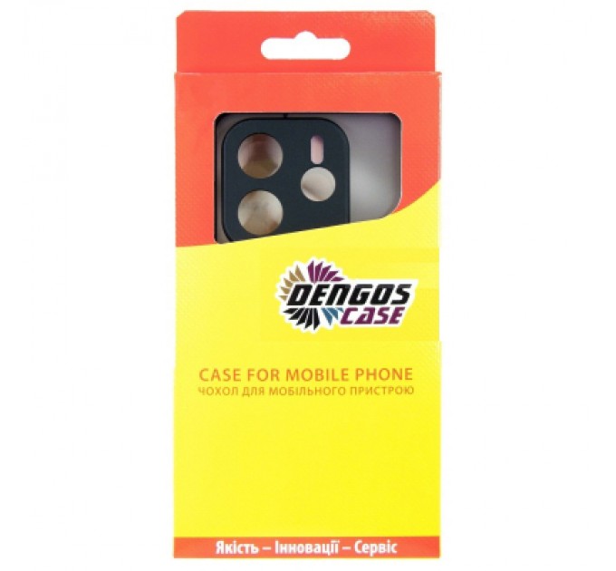 Dengos Чохол до мобільного телефона Dengos Kit Xiaomi Redmi Note 14 case Matte + glass (Black) (DG-KM-127)