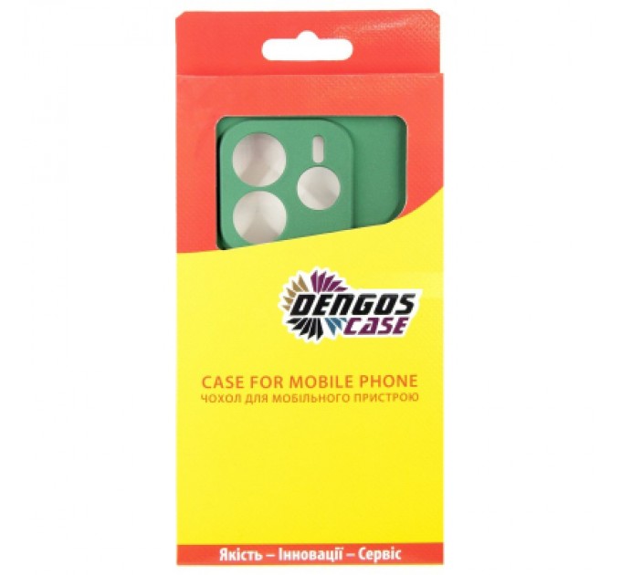 Чохол до мобільного телефона Dengos Kit Xiaomi Redmi Note 14 case Soft + glass (Mint) (DG-KM-131)
