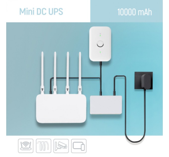 Пристрій безперебійного живлення ColorWay CW-PB100LI3WT 10000mAh 21W (CW-PB100LI3WT)