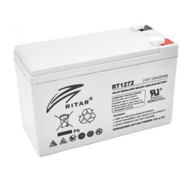 Батарея до ДБЖ Ritar AGM RT1272, 12V-7.2Ah (RT1272)