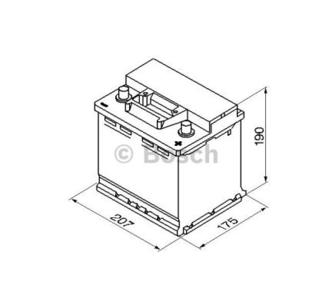 Bosch Акумулятор автомобільний Bosch 45А (0 092 S30 020)