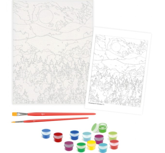 Картина по номерам Rosa Казковий пейзаж 1 35 х 45 см (4823098529798)