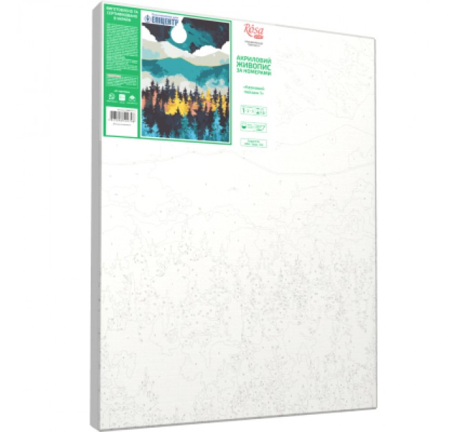 Картина по номерам Rosa Казковий пейзаж 1 35 х 45 см (4823098529798)