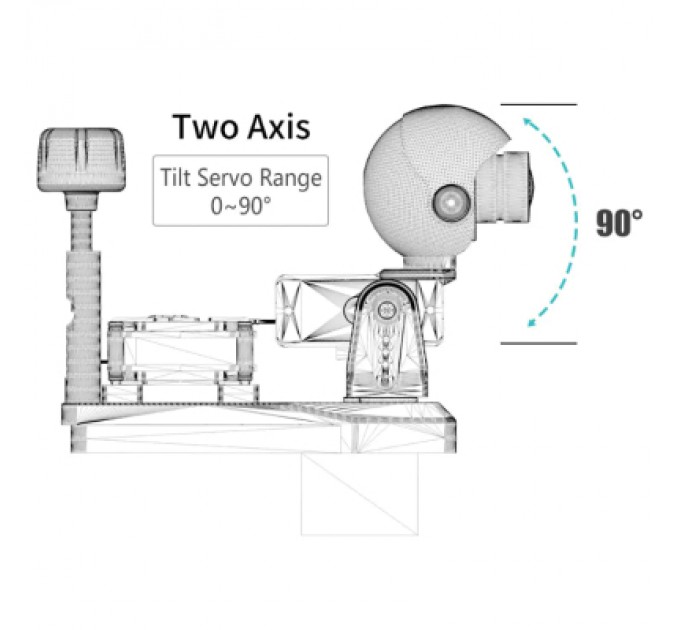 ATOMRC Підвіс для дрона ATOMRC 3D printed Gimbal-Two axis (Gimbaltwo)