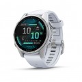 Garmin Смарт-годинник Garmin Fenix 8 43mm AMOLED Silver with Whitestone Silicone (010-02903-06)