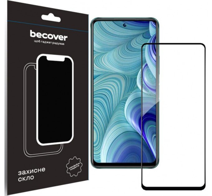 BeCover Захисне скло BeCover для Poco M6 Pro 4G Black (710632)