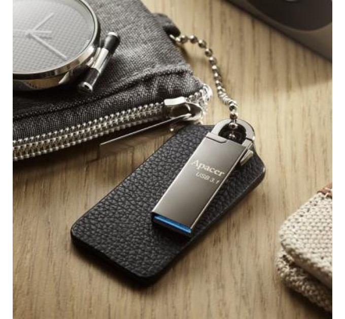 USB флеш накопичувач Apacer 32GB AH15A Ashy USB 3.1 (AP32GAH15AA-1)