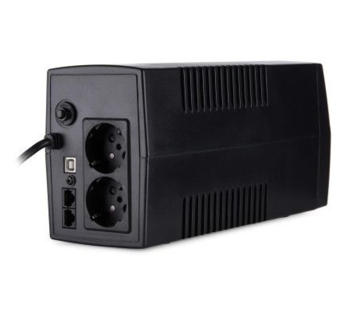 Vinga Пристрій безперебійного живлення Vinga LCD 800VA plastic case with USB (VPC-800PU)