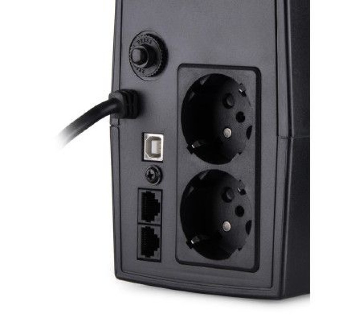 Vinga Пристрій безперебійного живлення Vinga LCD 800VA plastic case with USB (VPC-800PU)