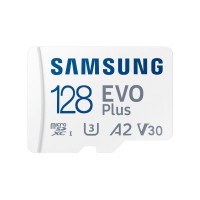 Карта пам'яті Samsung 128GB microSD class 10 UHS-I U3 V30 A2 EVO Plus (MB-MC128SA/EU)
