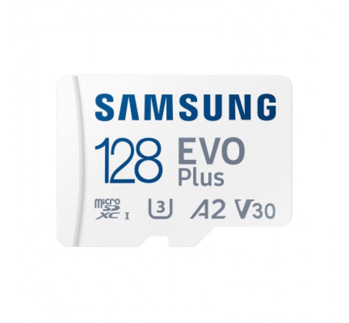 Samsung Карта пам'яті Samsung 128GB microSD class 10 UHS-I U3 V30 A2 EVO Plus (MB-MC128SA/EU)