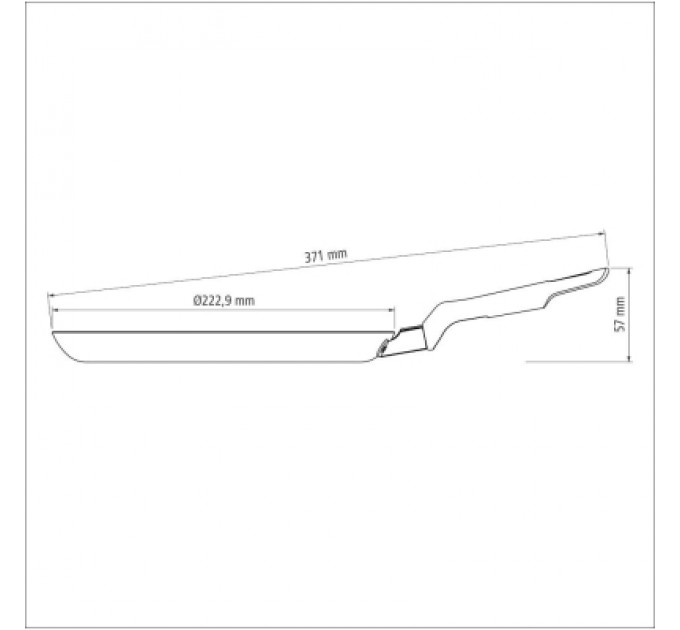 Tramontina Сковорода Tramontina Loreto для млинців 22 см (20389/722)
