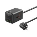 XO Мережевий фільтр XO (WL24.black) 2 розетки, 2 х USB, 2 x USB-C, 1.5 м, Black
