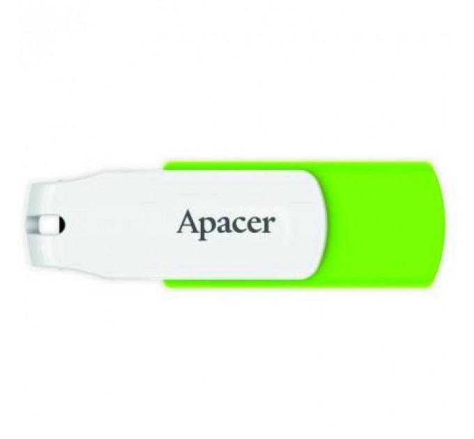 USB флеш накопичувач Apacer 64GB AH335 Green USB 2.0 (AP64GAH335G-1)