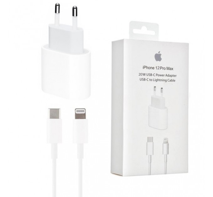 Noname Зарядний пристрій 20Вт USB-C Power Adapter (S17199) + кабель Lightning