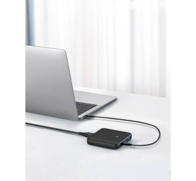 Anker Мережевий зарядний пристрій Anker PowerPort 543 Atom III Slim Black, 45W USB Type-C + 20 W USB (A2046G12)