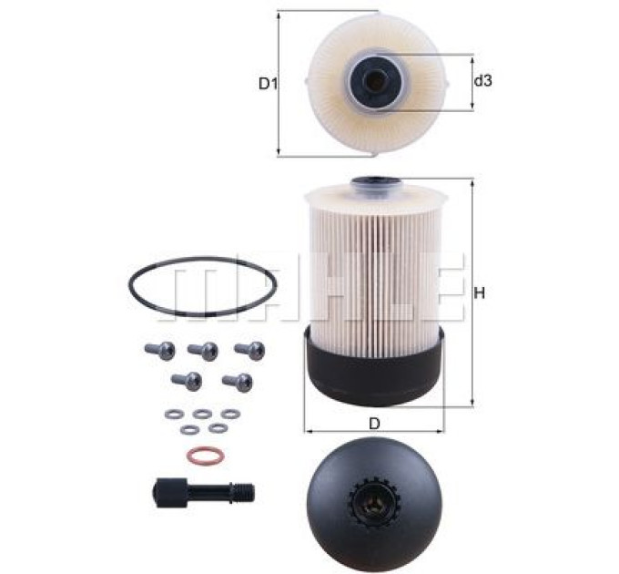 Mahle Фільтр паливний Mahle KX338/22D