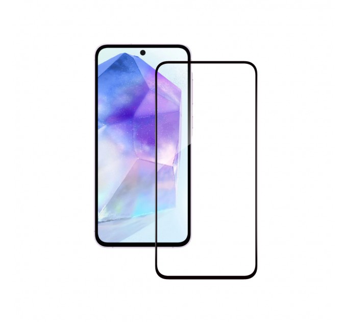 Захисне скло ACCLAB Full Glue для Samsung Galaxy A55 5G SM-A556 Black (1283126588839)