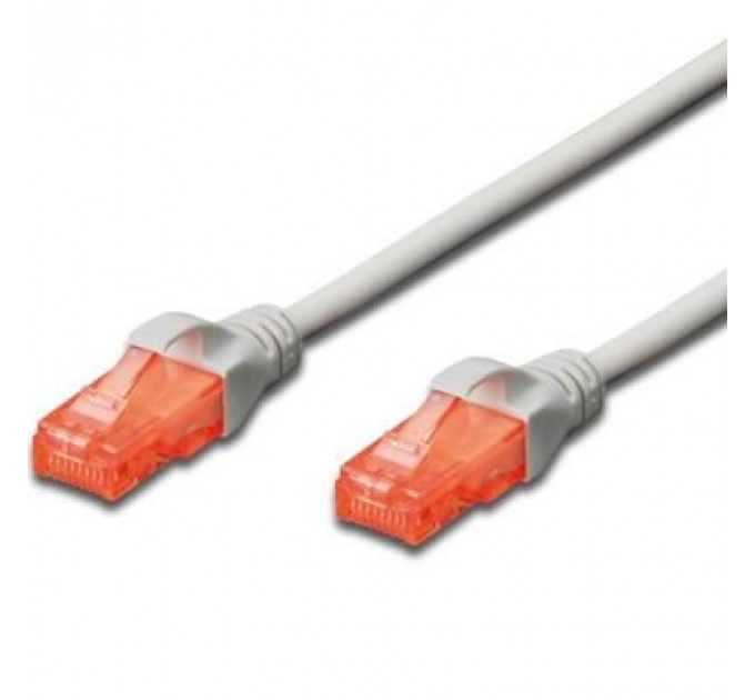 Патч-корд 5м, CAT 6 UTP, AWG 26/7, LSZH Digitus (DK-1617-050)