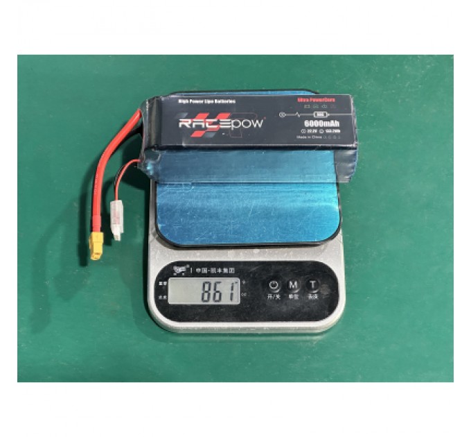 RacePow Акумулятор для дрона RacePow 6000mAh 6S 80C (6000mAh-6S-80C)