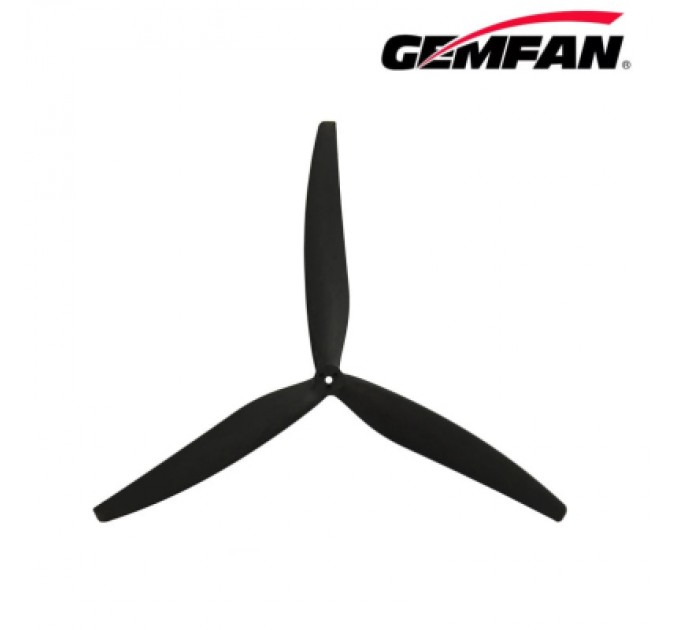Gemfan Пропелер для дрона Gemfan 1507 Glass Fiber Nylon 3 Blade CW/CCW- Black (PMGN1507-3B)